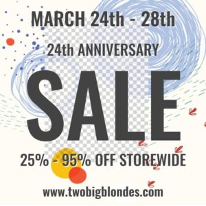 24th Anniversary Sale