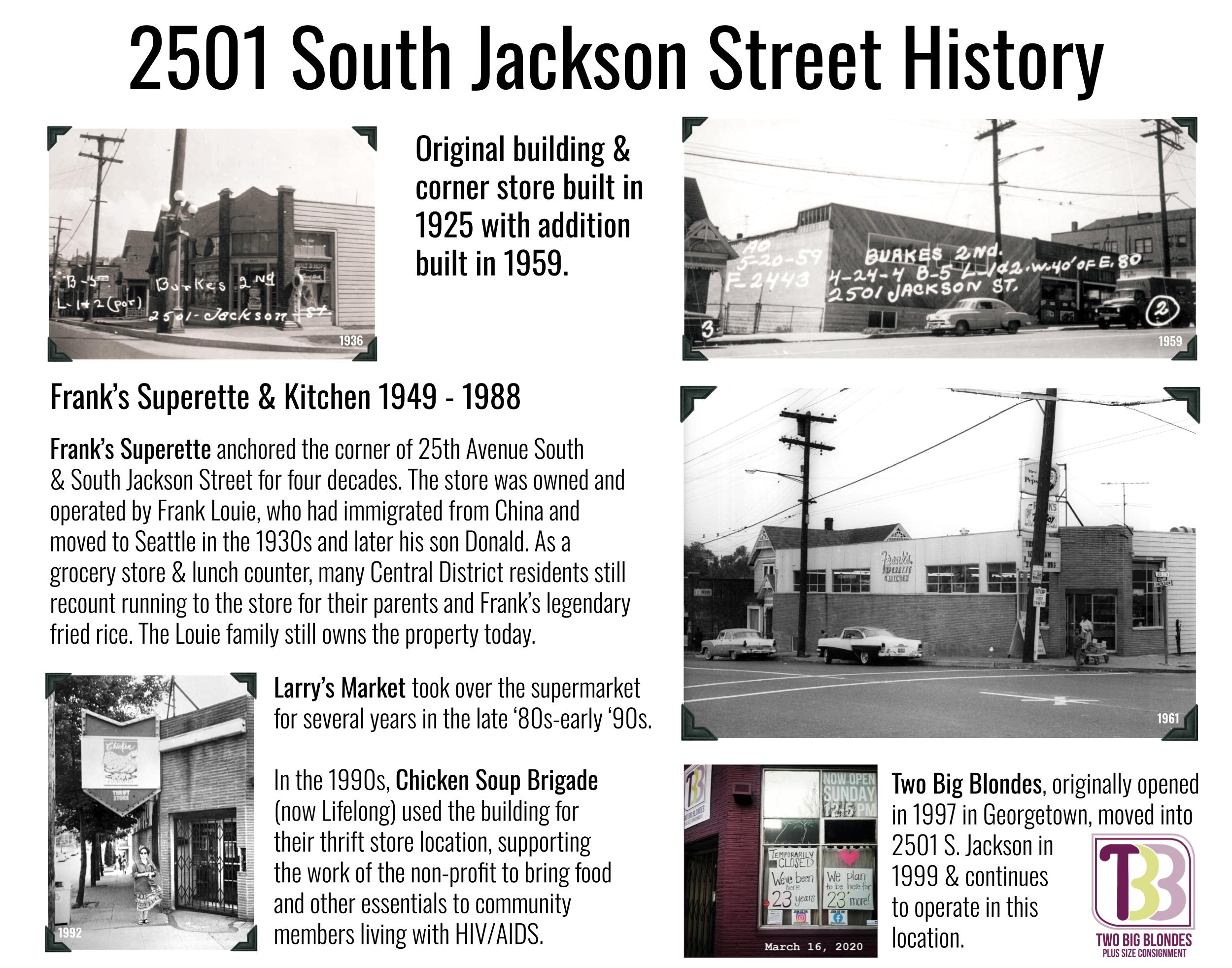 2501 S Jackson building history