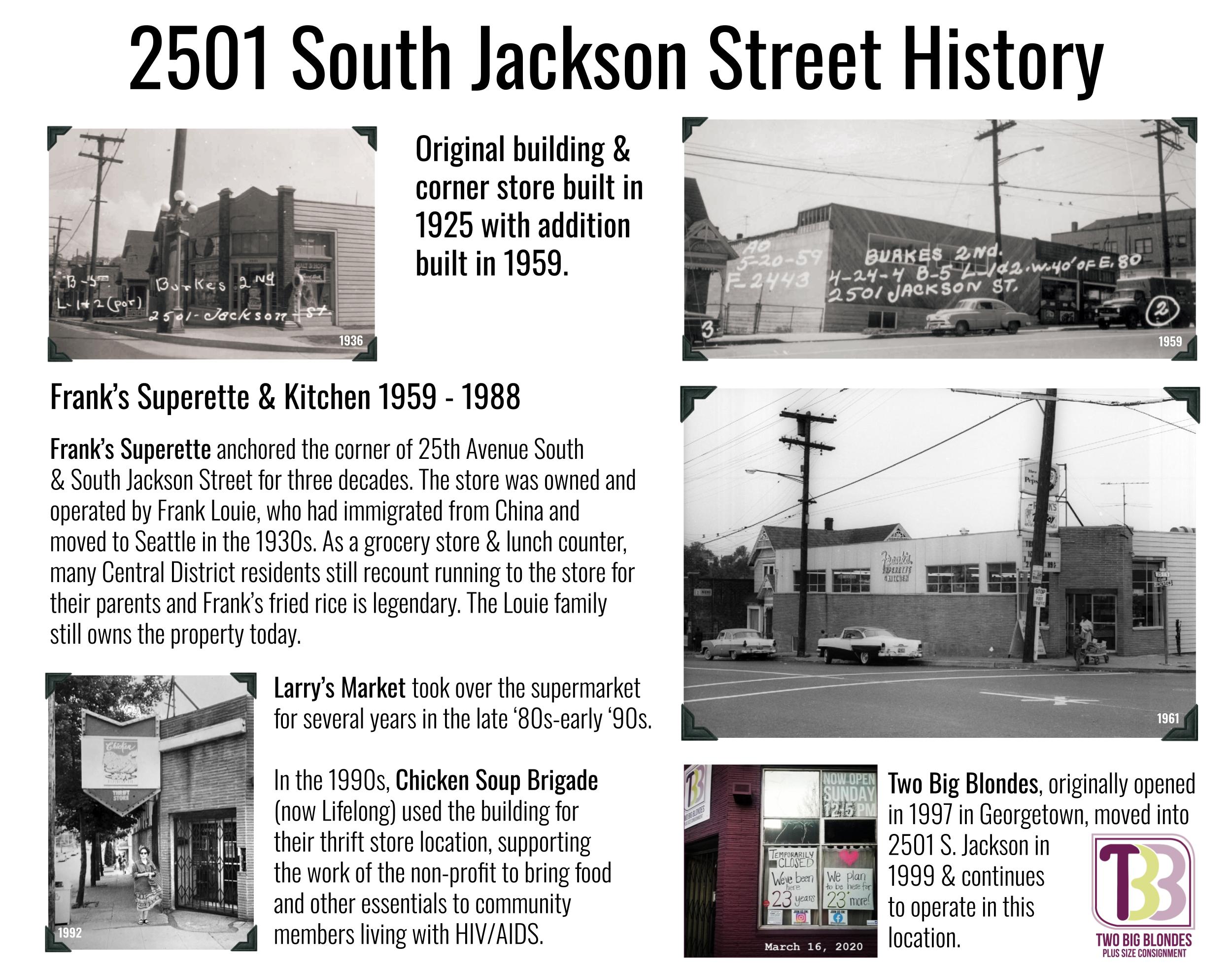 2501 S Jackson building history