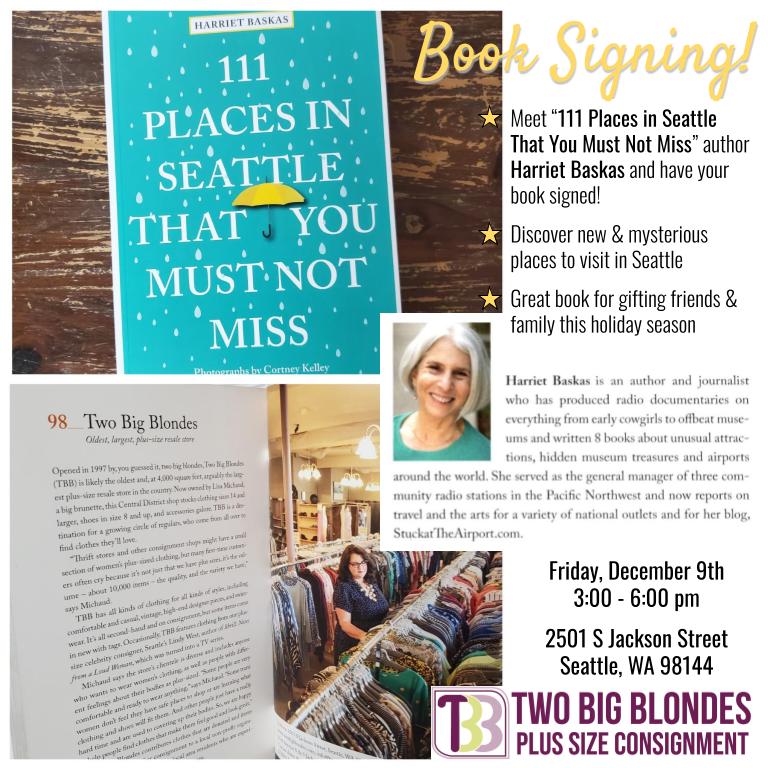 111 Places Seattle Book Signing Event