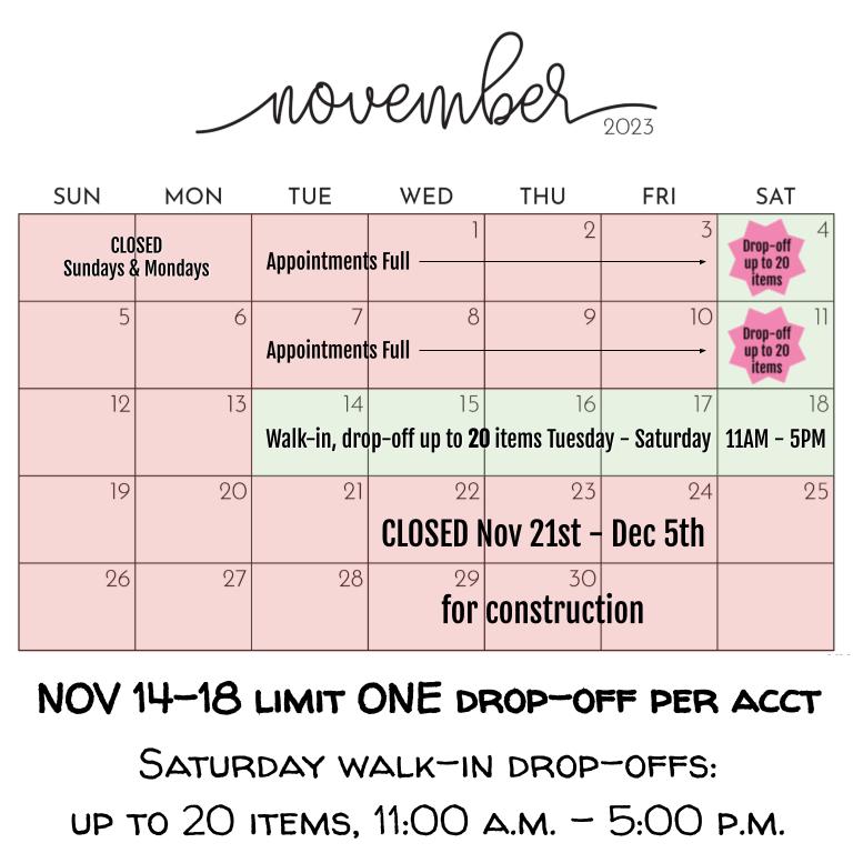 Consignment Appointments - Calendar (2)