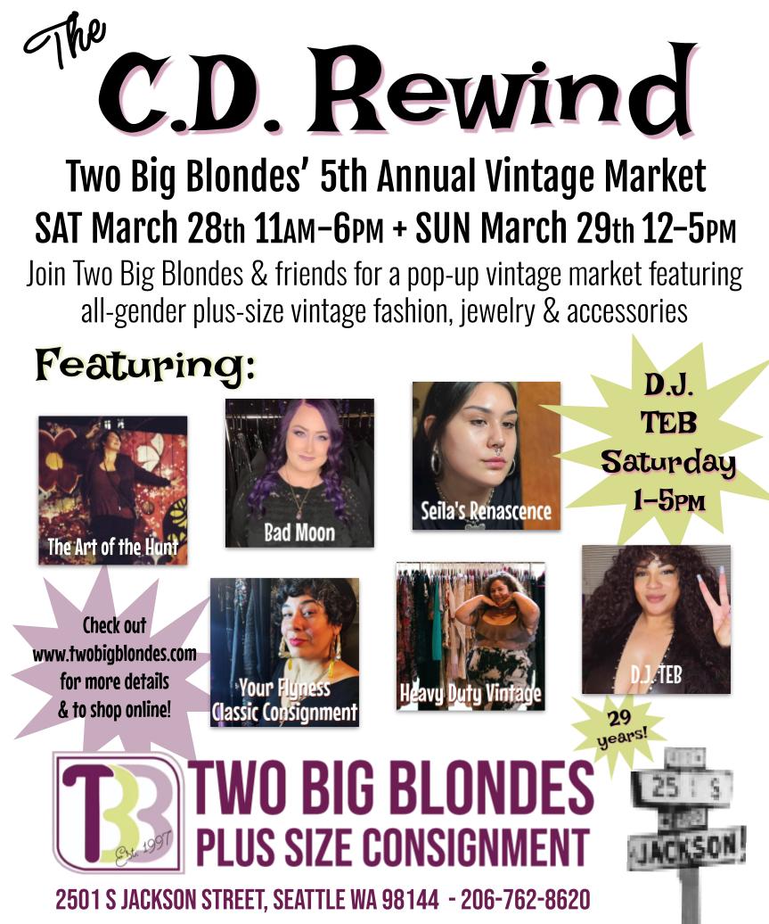 The C.D. Rewind 5th Annual Vintage Market - March 28th & 29th