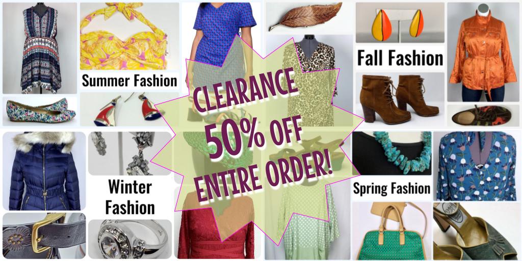 Entire Online Shop is 50% off! Auto discount added in checkout cart.